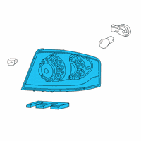 OEM Dodge Avenger Lamp-Tail Stop Turn Diagram - 5182523AG