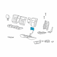 OEM 2005 Ford F-150 Cup Holder Diagram - 4L3Z-1813562-AAA