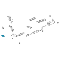 OEM Honda Insight Cover, RR. Exhuast Manifold Diagram - 18122-PHM-000