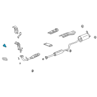 OEM Honda Insight Gasket, Exhuast Manifold Diagram - 18115-PHM-004