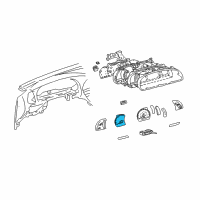 OEM 2002 Toyota Tundra Tachometer Assy, Engine Diagram - 83881-0C050