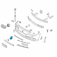 OEM 2015 BMW ActiveHybrid 7 Ultrasonic Sensor Diagram - 66-20-9-233-032