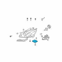 OEM 2009 Saturn Outlook Module Diagram - 10391611