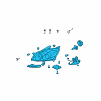 OEM Saturn Outlook Composite Assembly Diagram - 20840333