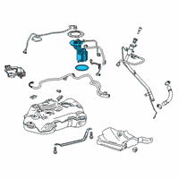 OEM 2020 Cadillac XT4 Fuel Pump Diagram - 84532384