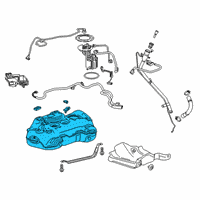 OEM Cadillac Fuel Tank Diagram - 84525441