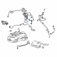 OEM 2021 Buick Envision Fuel Gauge Sending Unit Diagram - 84492501