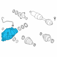 OEM BMW X1 Front Differential Diagram - 31-50-7-533-973