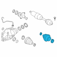 OEM BMW M6 Gran Coupe Repair Kit Bellows, Interior Diagram - 31-60-7-570-270