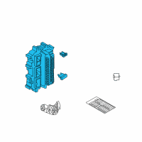 OEM Infiniti Block Junction Diagram - 24350-1NF1B