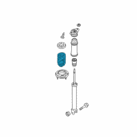 OEM Kia Optima Rear Springs Diagram - 553504R040