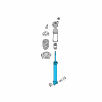 OEM 2015 Kia Optima Rear Shock Absorber Assembly Diagram - 553114R030