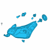 OEM Ford Focus Composite Assembly Diagram - 8S4Z-13008-F