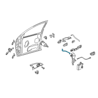 OEM 2007 Ford Focus Control Rod Diagram - 1M5Z-5422153-AA