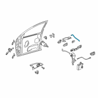 OEM 2001 Ford Focus Control Rod Diagram - 5S4Z-5422135-A