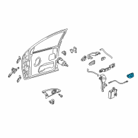 OEM 2003 Ford Focus Handle, Inside Diagram - YS4Z-6122600-AB