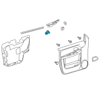 OEM Buick Terraza Window Switch Diagram - 84149990