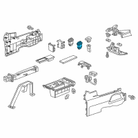 OEM 2012 Honda CR-V Switch Assembly, Heated Se Diagram - 35600-T0A-A01