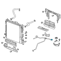 OEM Cadillac ATS Inlet Hose Clamp Diagram - 11547605