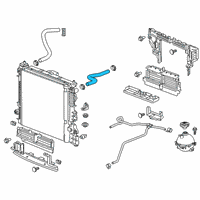 OEM GMC Acadia Upper Hose Diagram - 84006797