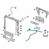 OEM GMC Acadia Overflow Hose Diagram - 84591308