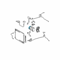 OEM Toyota Sienna Clutch Diagram - 88410-08030