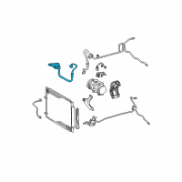 OEM 2010 Toyota Sienna Discharge Hose Diagram - 88703-08050