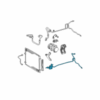 OEM Toyota Sienna Liquid Line Diagram - 88706-08130