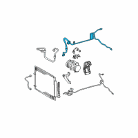 OEM 2005 Toyota Sienna Suction Hose Diagram - 88704-08140