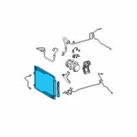 OEM 2008 Toyota Sienna Condenser Diagram - 88461-08010