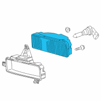 OEM Toyota Land Cruiser Fog Lamp Diagram - 81221-60151