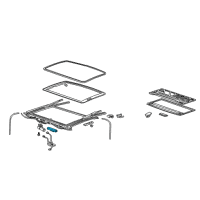 OEM Chevrolet Monte Carlo Switch Asm, Sun Roof Opening Position *Gold Diagram - 12459083