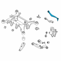 OEM 2015 BMW M6 Track Strut With Rubber Mount Diagram - 33-32-6-775-902