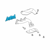 OEM 2009 Pontiac G8 Manifold Gasket Diagram - 12566831