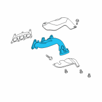 OEM 2008 Pontiac G8 Exhaust Manifold Diagram - 92068490