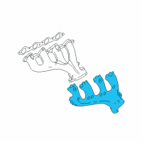 OEM 2006 Chevrolet Corvette Heat Shield Diagram - 12576823