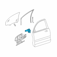 OEM 2007 Kia Optima Motor Assembly-Rear Door Power Diagram - 834602G000