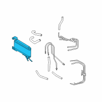 OEM 1999 Toyota Solara Oil Cooler Diagram - 32910-33040