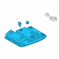 OEM Toyota RAV4 Overhead Console Diagram - 81208-42771-B0