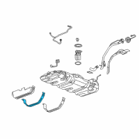 OEM Chevrolet Venture Strap-Fuel Tank Diagram - 10442902