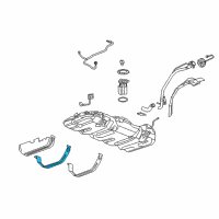 OEM Chevrolet Uplander Strap-Fuel Tank Diagram - 10442902