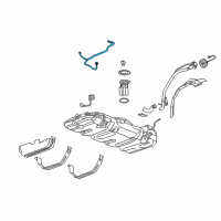 OEM 2008 Chevrolet Uplander Harness Asm-Fuel Sender Wiring Diagram - 15127958