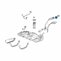 OEM 2007 Saturn Relay Fuel Cap Diagram - 25815397