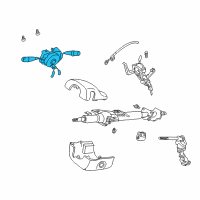 OEM 2001 Chevrolet Tracker Switch Asm, Combination(D.O.T.) (On Esn) Diagram - 30020872