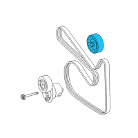 OEM 2018 Infiniti Q50 Pulley-Idler Diagram - 11927-HG00C