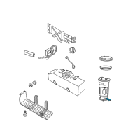 OEM Dodge Dakota Fuel Tank Sending Unit Diagram - 68037306AA