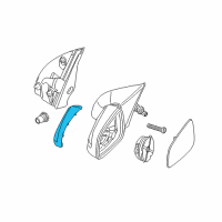 OEM 2008 Saturn Astra Housing, Outside Rear View Mirror Diagram - 13142000