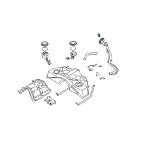 OEM Filler Cap Assembly Diagram - 17251-CE800