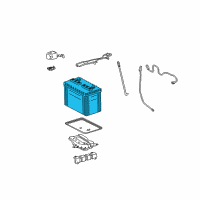 OEM 1998 Chevrolet Prizm Batteries Diagram - 356YR