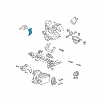 OEM 2005 Chevrolet Impala Bracket Asm-Engine Mount Strut Diagram - 24506489